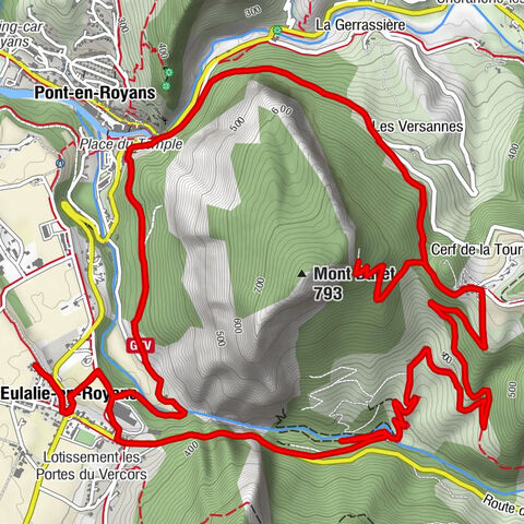 Sainte-Eulalie-en-Royans - Église Sainte-Eulalie - Cascade Blanche - Pont-en-Royans