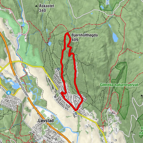 Tøyen - Bjørnholthøgda - Tøyenhaugen - Tøyenberget
