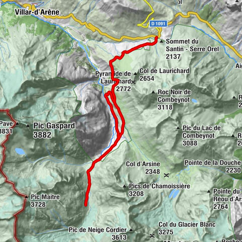 Villar-d'Arêne - Alpe de Villar-d'Arène - Refuge d'hiver de l'Alpe de Villar-d'Arène - Refuge de l'Alpe de Villar-d'Arène