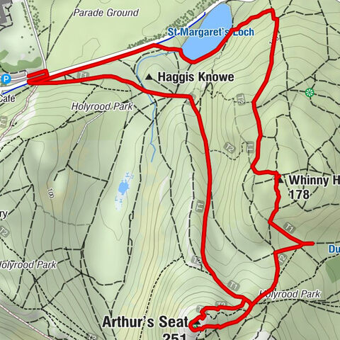 Edinburgh - Arthur's Seat - Crow Hill - Northfield/Willowbrae