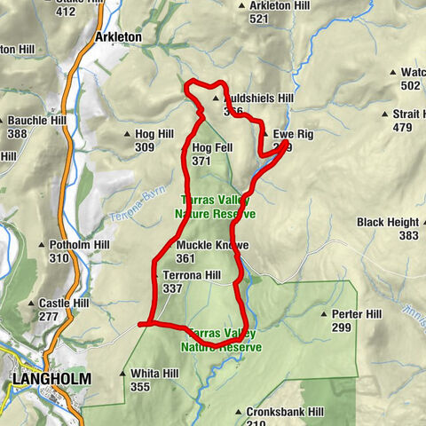Dumfries and Galloway - Terrona Hill - Muckle Knowe - Hog Fell