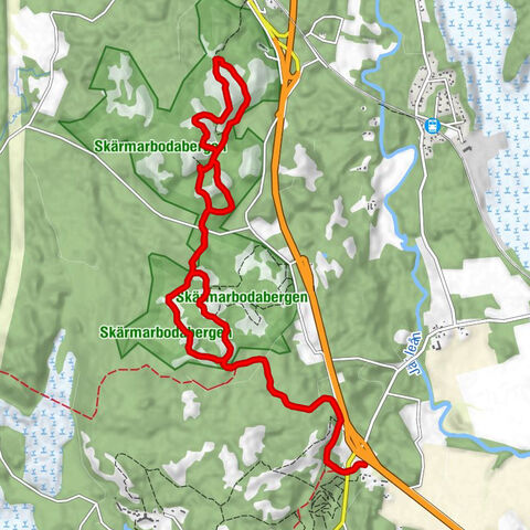 Nora kommun - Busberget - Vattengrottan Fredags Döse - Signalberget