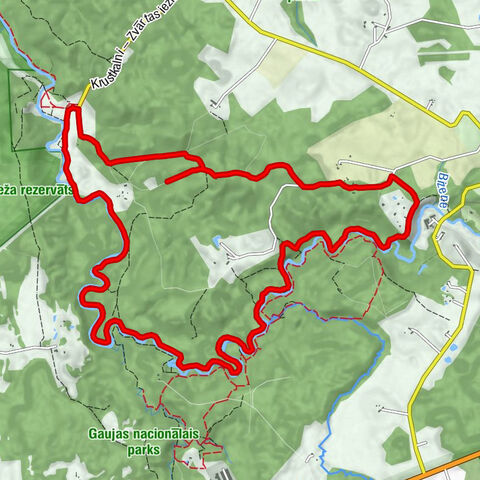 Drabešu pagasts - Stūķu iezis - Kalnavērši