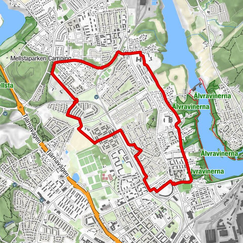 Forssa Centrum - Nya Bergslagsbyn - Forssa - Borlänge