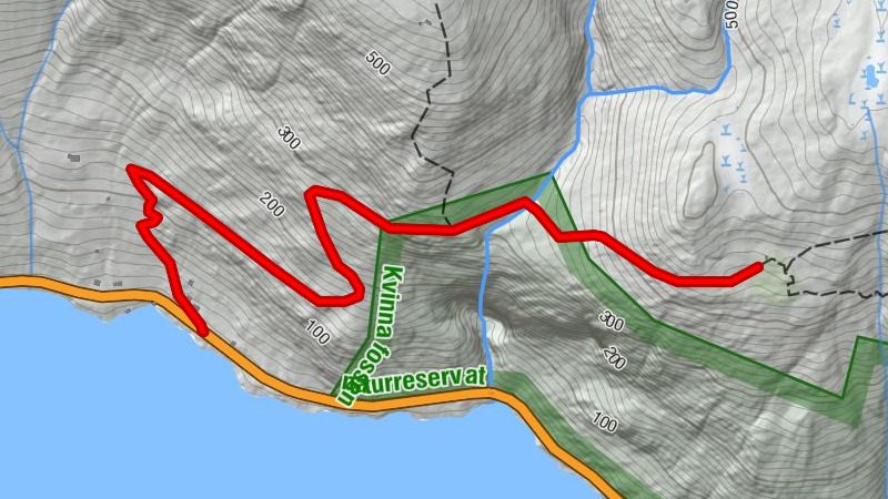 Sogndal - Kvinnefossen