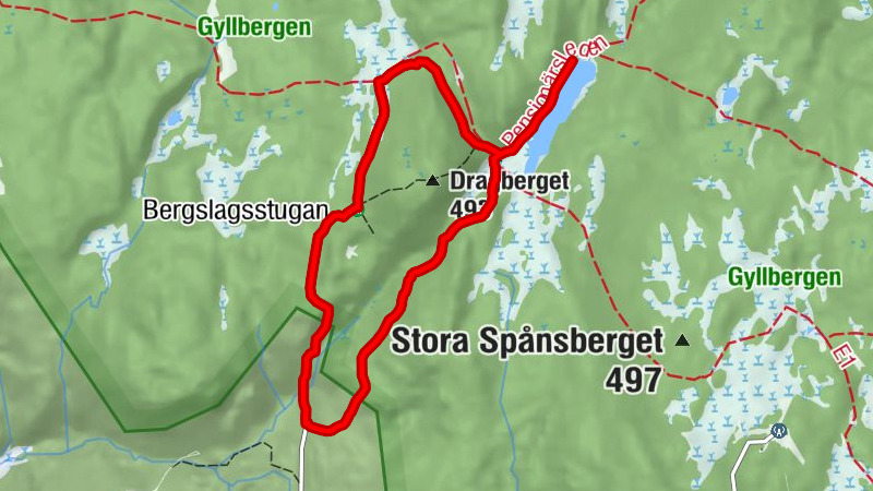 Bergslagsplan - Dragbergsstugorna - Bergslagsstugan
