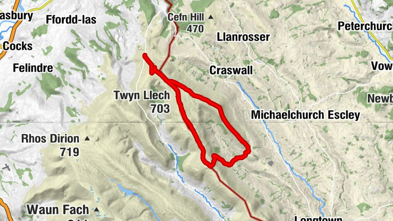 Llanigon - Hay Bluff - Twyn Llech - Black Hill