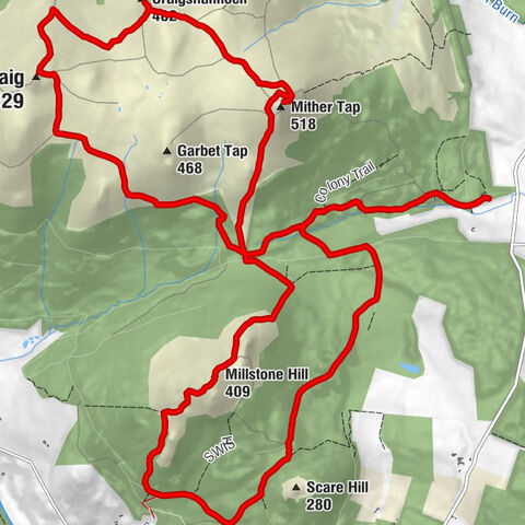 The Colony - Mither Tap - Craigshannoch - Oxen Craig