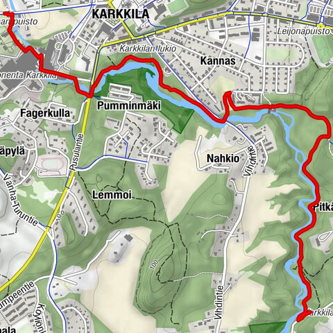 Karkkila - Fagerkulla - Pumminmäki
