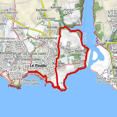 Le Pouldu - Fort Clohars - Saint-Julien - Clohars-Carnoët