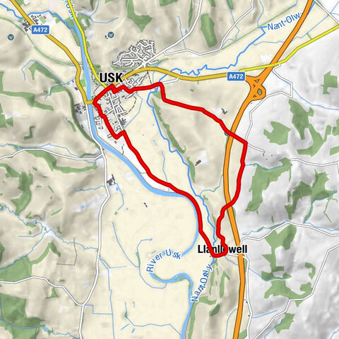 Nags Head - Usk - Llanllowell - St Llywel