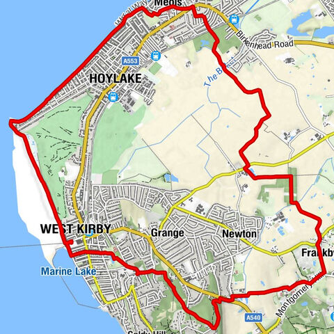 West Kirby - Hoylake - Frankby - Caldy
