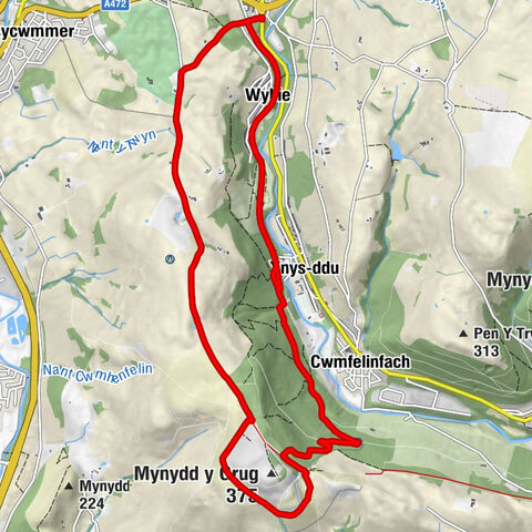 Blackwood - Cwmfelinfach - Ynys-ddu - Wyllie
