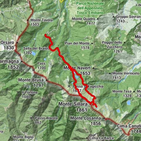 I Cancelli Demaniali - Rifugio Lagoni - Monte Sillara - Monte Paitino