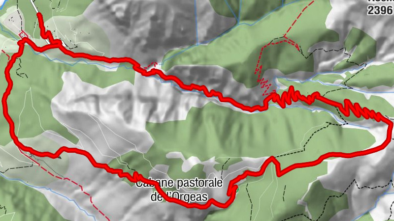 Villars Heyssier - Plateau de Pisse-en l'Air - Cabane pastorale de l'Orgeas - Ondres
