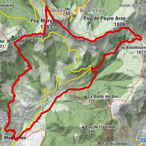 Mandailles - Brèche de Roland - Puy Mary - Au Bout du Monde