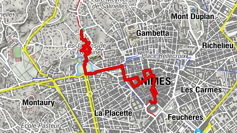 Nîmes - Écusson - Chapelle Sainte-Eugénie