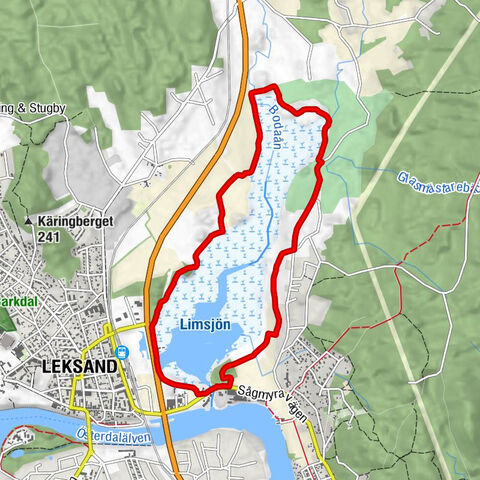 Leksand - Lycka - Norsbro - Leksands kommun