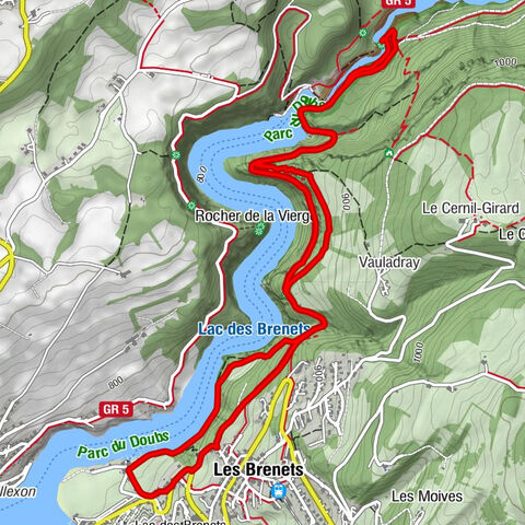 Les Rives du Doubs - Les Brenets - Grotte de la Toffière - Saut-du-Doubs