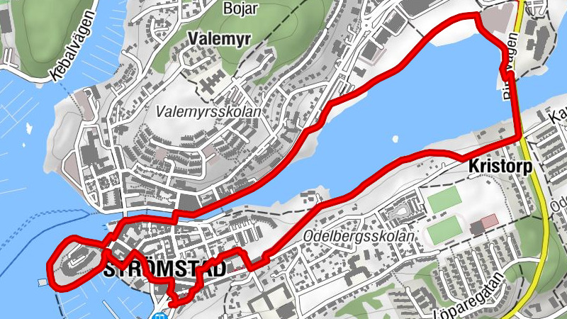 Vatuland - Strömstads kyrka - Kristorp - Strömstad