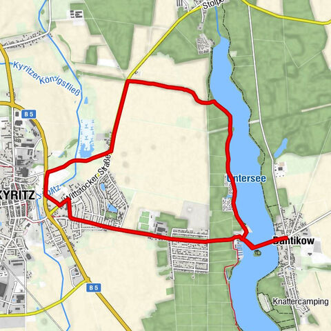 Bantikow - Kyritz - Waldschlösschen - Inselgaststätte - INSL