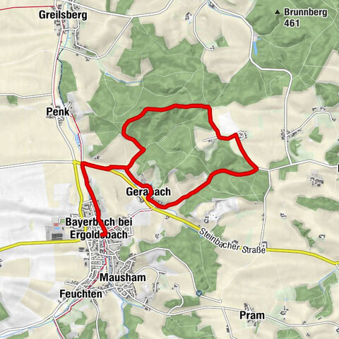 Bayerbach bei Ergoldsbach - Pfarrkirche Maria Himmelfahrt - Mausloch - St. Wolfgang