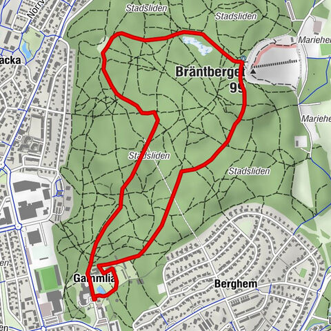 Umeå - Gammlia - Bräntberget - Fridhem