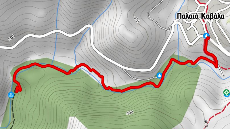 Παλαιά Καβάλα - καταρράκτης παλαιά Καβαλα - Δήμος Καβάλας