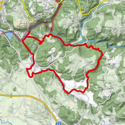 Vebret - Saut de la Saule - Couzan - La Besseyre