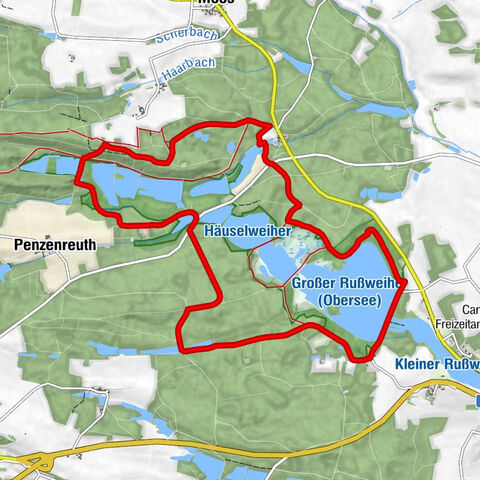 Schlammersdorf - Haarkapelle - Obersee - Holzmühle