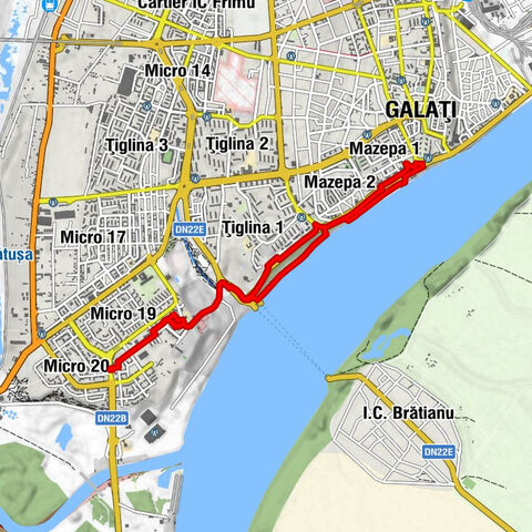 Micro 21 - Pescăruș - Galați - Mazepa 1