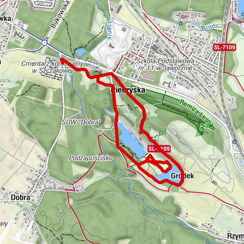 Szczakowa i Pieczyska - Gródek - Pieczyska