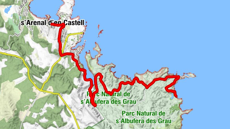 s'Arenal d'en Castell - La Baia - Don Carlos - Maó