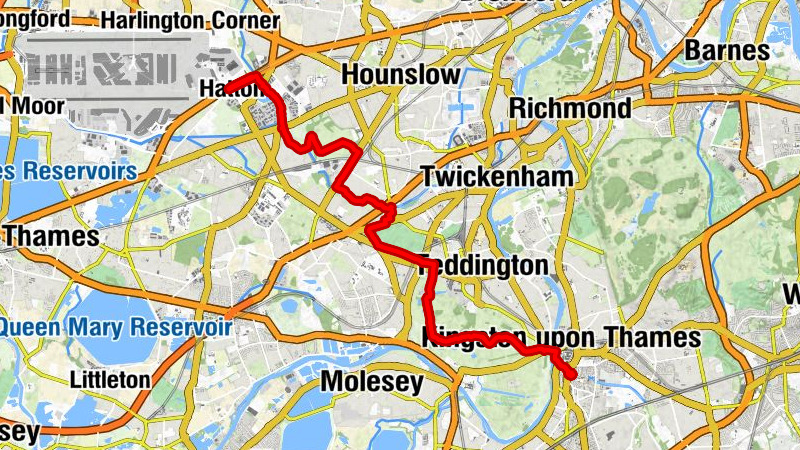 Kingston upon Thames - St John the Baptist Church - Spicy Rooster - Hatton