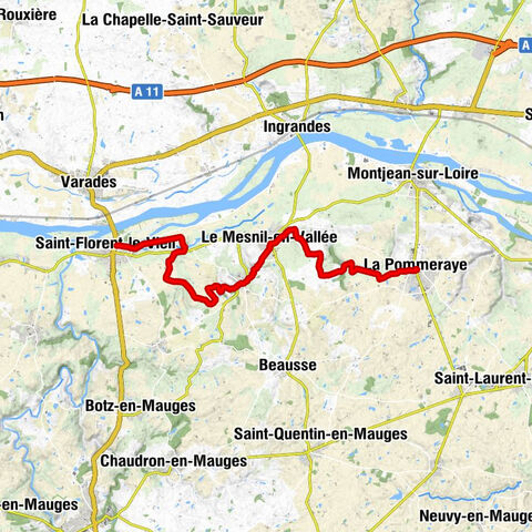 Saint-Florent-le-Vieil - Hostellerie de la Gabelle - Église Notre-Dame - La Pommeraye