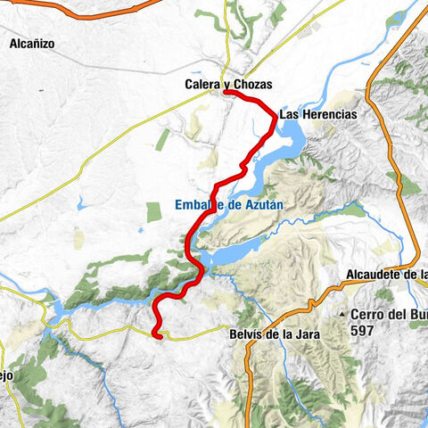 Calera y Chozas - Puente Amador - Albardones - Aldeanueva de Barbarroya