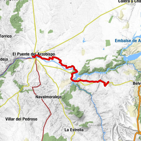 Aldeanueva de Barbarroya - Millar de Retamosa - El Puente del Arzobispo