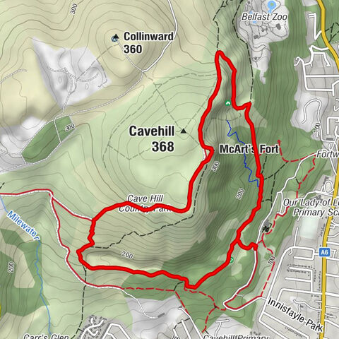 Ballyaghagan - McArt's Fort - Cavehill - Greencastle