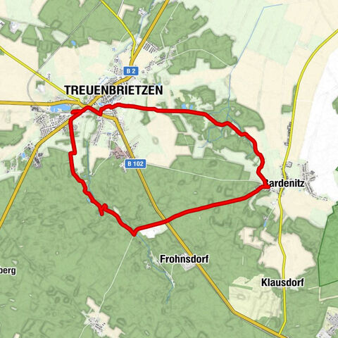 Treuenbrietzen - Bardenitz - Forellenmühle