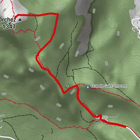 Itinéraire pédestre : la Pointe d'Orchez