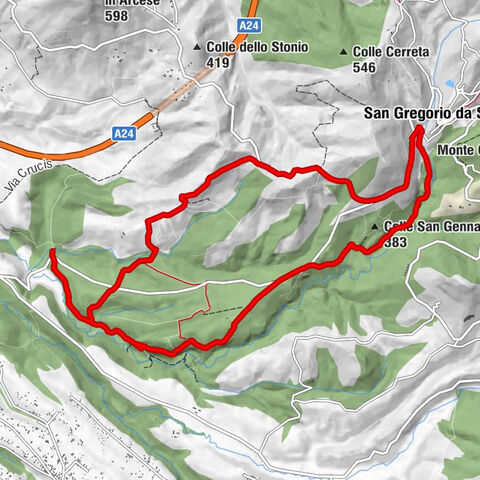 San Gregorio da Sassola - Cascata di Ponte San Pietro - Municipio Roma VI