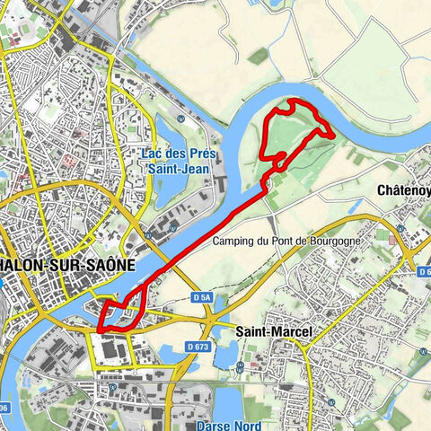 Chalon Sud 2 - Île Saint-Laurent - Chalon-sur-Saône - Cité Jean Thiébault