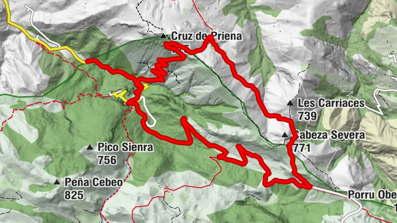 El Repelao - Repelao - Cuadonga / Covadonga - Cuesta la Mujosa
