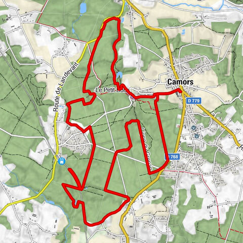 Camors - Penhér Kreïz - Petit Langroëz - Locoal Camors