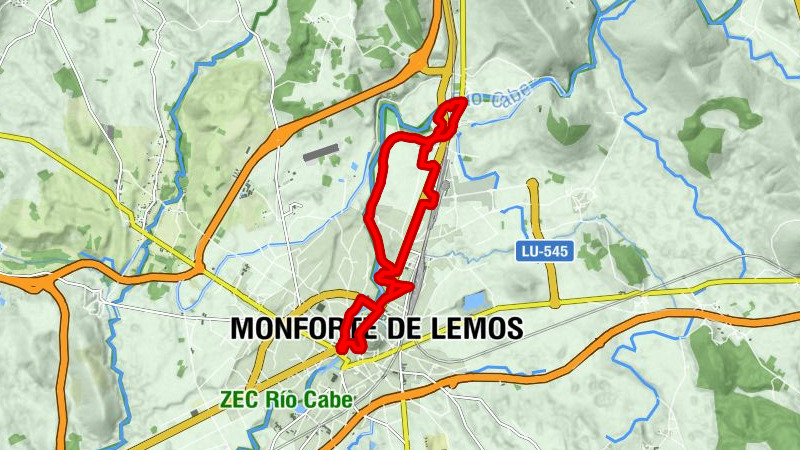 Monforte de Lemos - Igrexa de Santa María da Régoa - Igrexa do Sagrado Corazón de Xesús - Convento das Clarisas