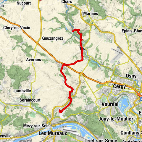 Tessancourt-sur-Aubette - Église Saint-Pierre-ès-Liens - Église de la Nativité de la Vierge - Santeuil - Le Perchay