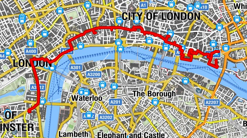 City of Westminster - St Martin-in-the-Fields - Saint Mary le Strand - Tower Hill