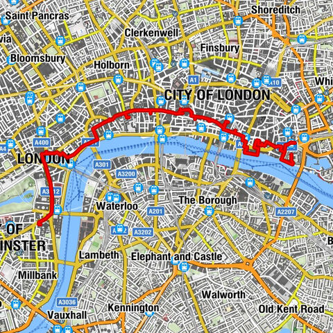 City of Westminster - St Martin-in-the-Fields - Saint Mary le Strand - Tower Hill