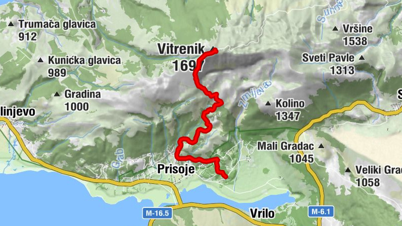 Gaj - Prisoje - Vitrenik