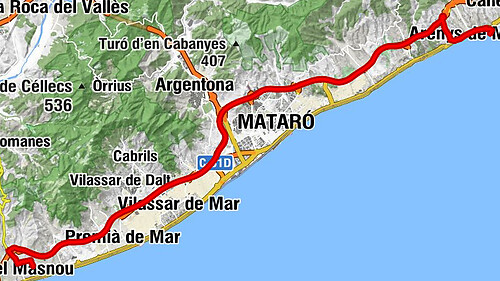 Canet de Mar - Arenys de Mar - El Club del Cep - el Masnou